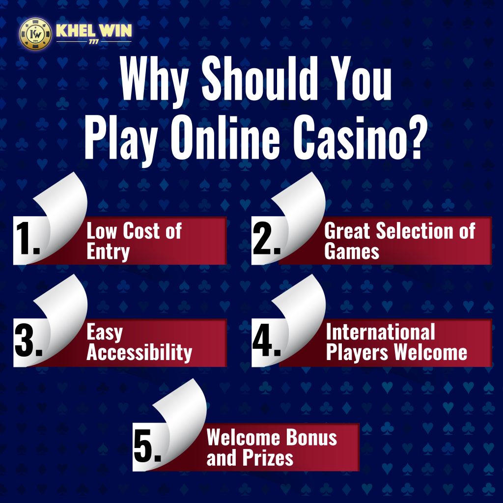 Why to play online casinos in India?