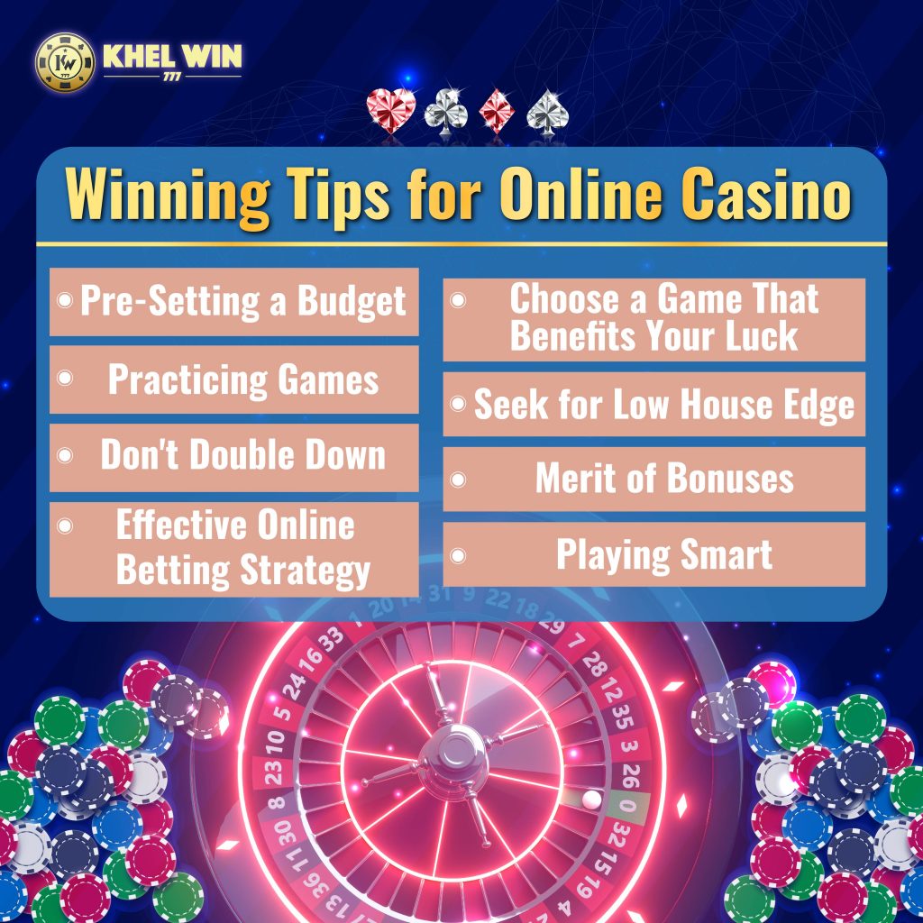 Tips on how to win casino games online