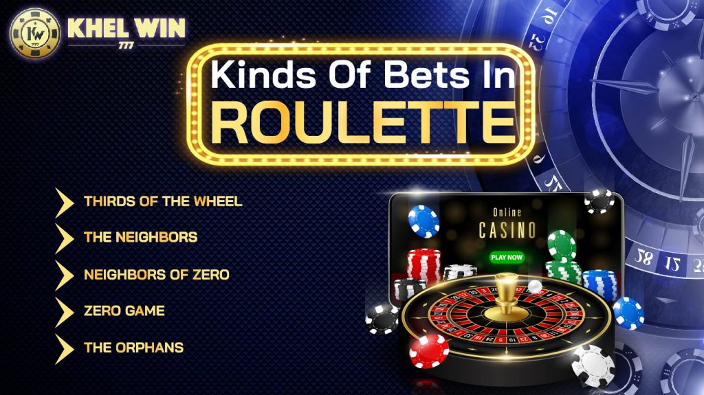 Kinds of Bets in Online Roulette